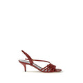 Women's Multicolor Goatskin Strap-On Sandals