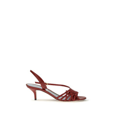 Women's Multicolor Goatskin Strap-On Sandals