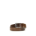 Women's Brown Calf Leather Bos Taurus Regular Belt