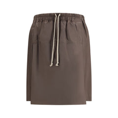 Men's Brown Polyester Bermuda Shorts
