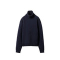 Women's Blue Cashmere Turtleneck Clothing