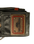 Men Black Wide Leather Dg Metal Buckle Belt Calf