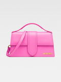 Women's Shoulder Bag Pink Leather
