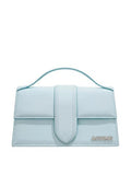 Women's Pale Blue Leather Le Grand Bambino Handbag Light Bag