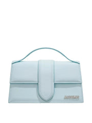 Women's Pale Blue Leather Le Grand Bambino Handbag Light Bag