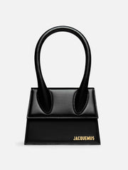 Women's Black Leather Le Chiquito Moyen Bag