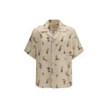 Men's Multicolor Silk Pattern Shirt
