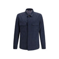 Men's Blue Wool Oves Aries Jacket Clothing