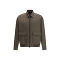 Men's Bicolor Wool Coat Clothing