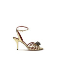 Women's Pas De Chat Heel Sandal Gold Upper Goatskin Sole