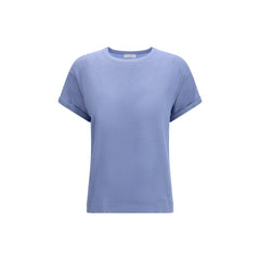 Women's Blue Nylon T-Shirt