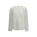 Women's White Silk Sweatshirt Clothing