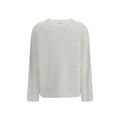 White Silk Sweatshirt