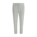 Men's White Linen Casual Pants