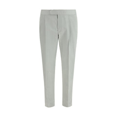 Men's White Linen Casual Pants