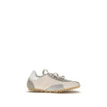 Women's Beige Goatskin Athletic Sneakers