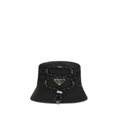 Men's Black Recycled Polyamide Bucket Hat