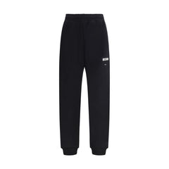Men's Black Cotton Casual Pants