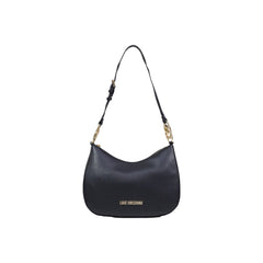 Women's Polyurethane Shoulder Bag Black