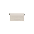 Women's Embossed Logo Shoulder Bag Beige Grs Certified Polyurethane