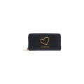 Women's Black Polyethylene Wallet