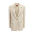 Women's Beige Triacetate Blazer Clothing
