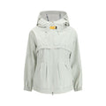 Women's White Polyamide Shell Jacket Clothing