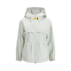 Women's White Polyamide Shell Jacket Clothing