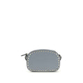 Women's Blue Calf Leather Bos Taurus Shoulder Bag