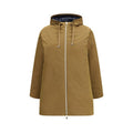 Women's Blue Polyester Coat Clothing