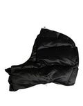 Men's Black Polyester Whole Head Wrap Capello Hat