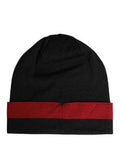 Men's Cuffed Virgin Wool Beanie Black