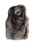 Women's Brown Faux Fur Whole Head Wrap Capello Hat