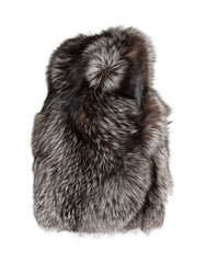 Women's Brown Faux Fur Whole Head Wrap Capello Hat