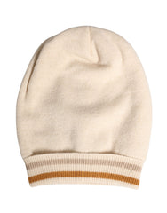 Women's Cashmere Knit Beanie Beige