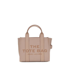 Women's Logo-Embossed Calf Leather Tote Beige Bos