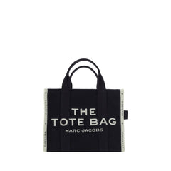 Women's Cotton Jacquard Tote Black Polyester
