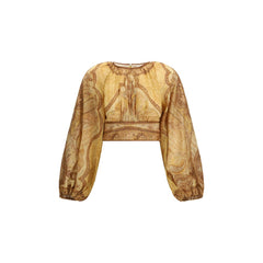 Women's Bicolor Cotton Blouse