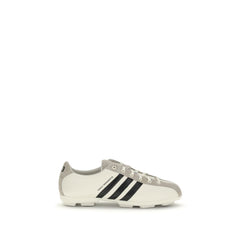 Men's White Calf Leather Bos Taurus Athletic Sneakers