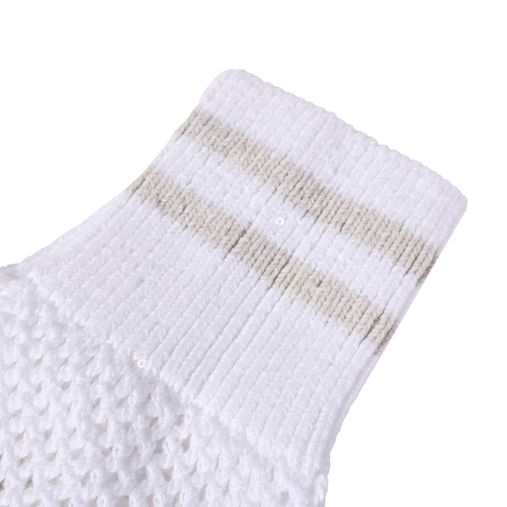 White Cotton Socks - S