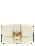 Pinko Love One Mini Crossbody Bag — Cream