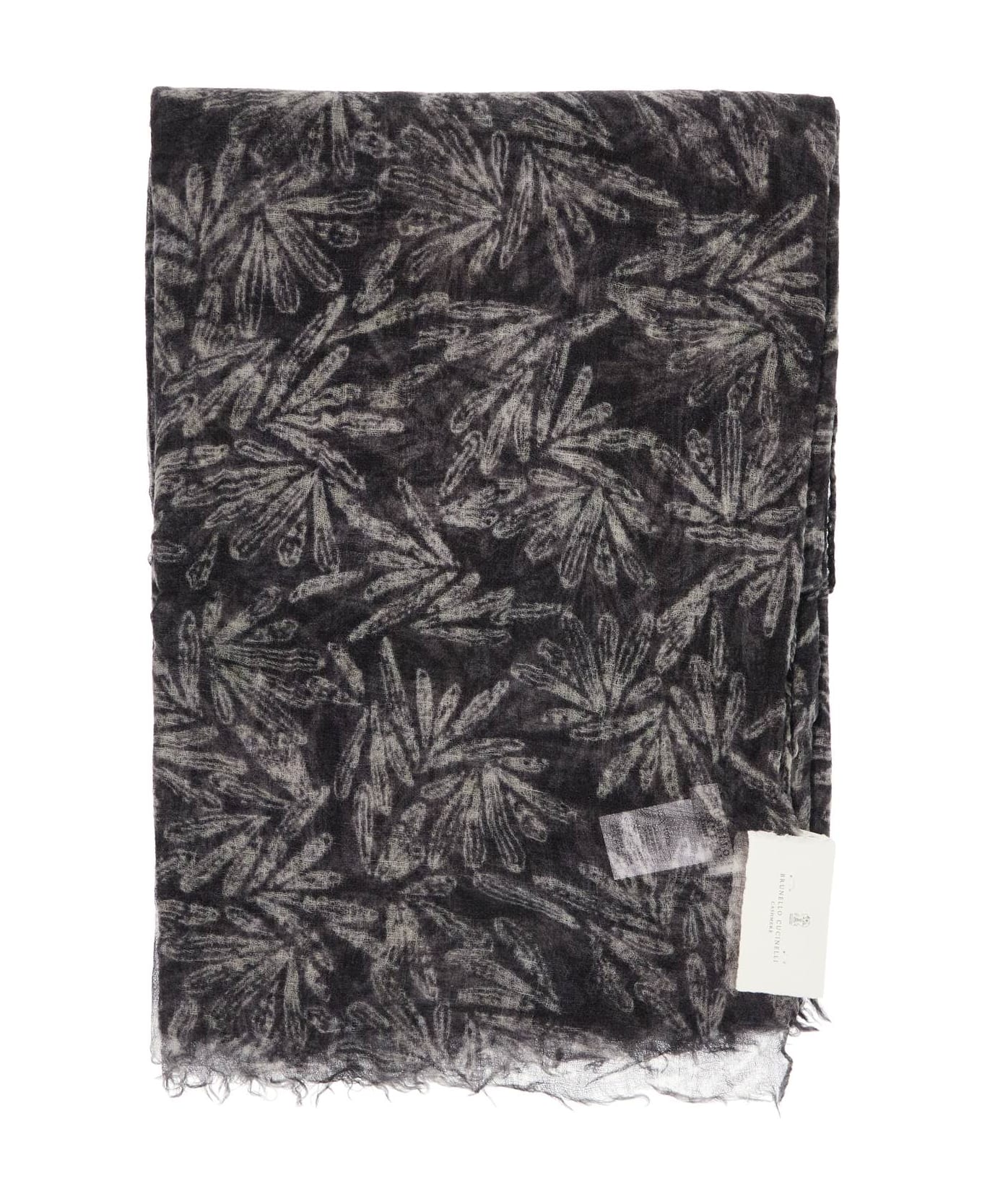 Gray Cashmere Scarf