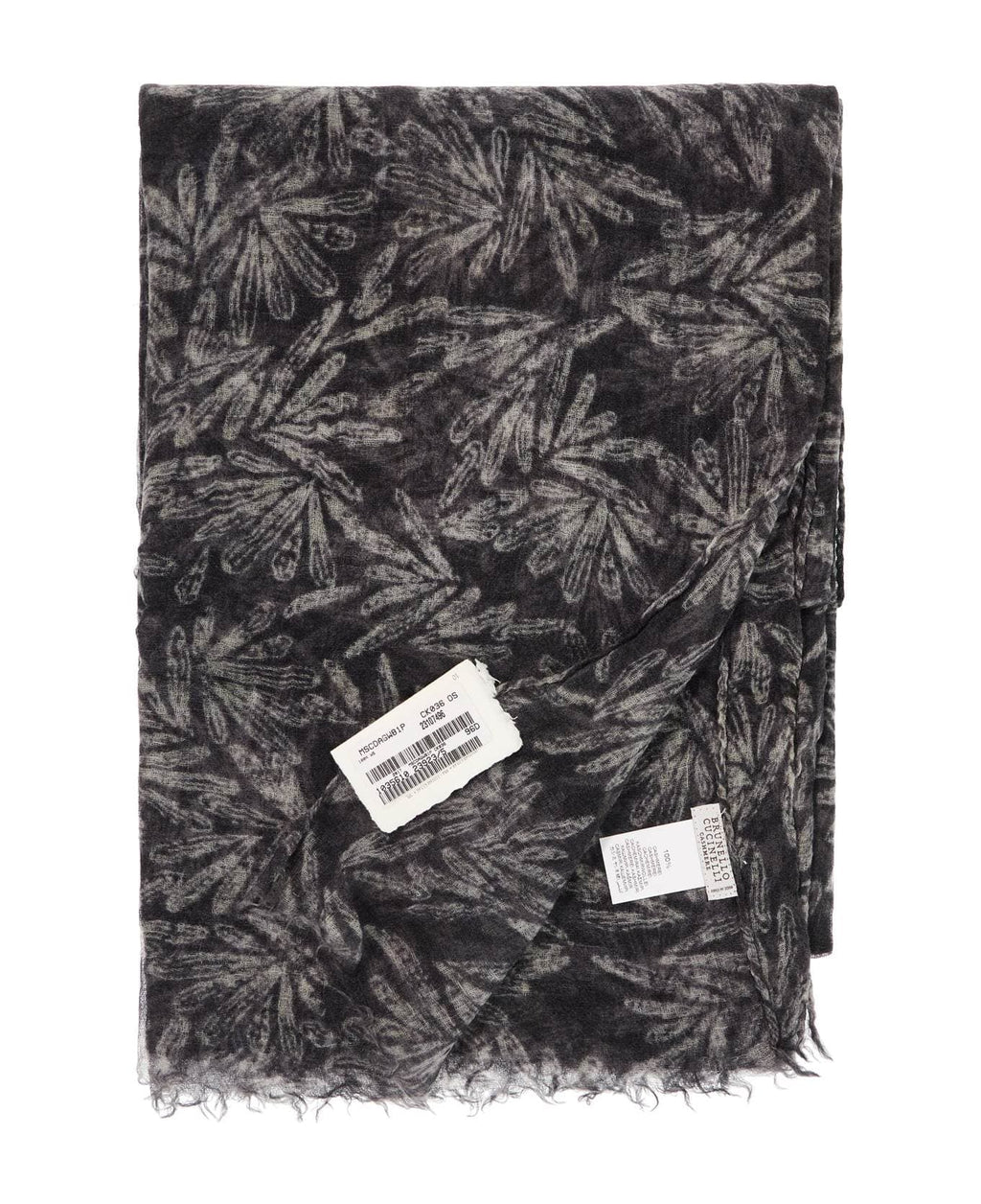 Gray Cashmere Scarf