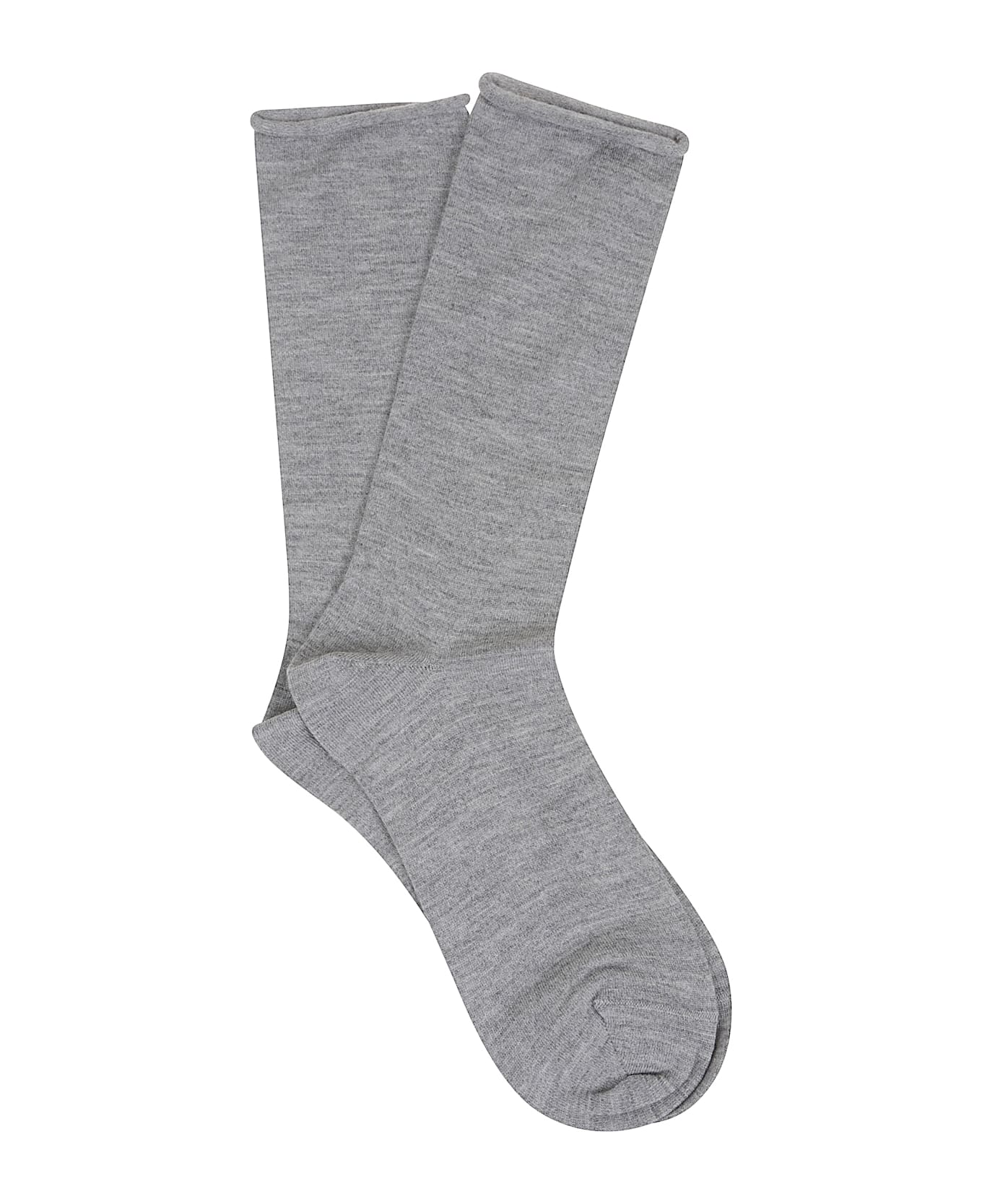 Gray Cashmere Socks