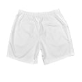 White Polyester Shorts