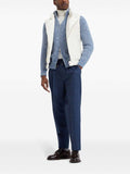 Blue Cotton Pants