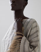 Black Linen Poncho