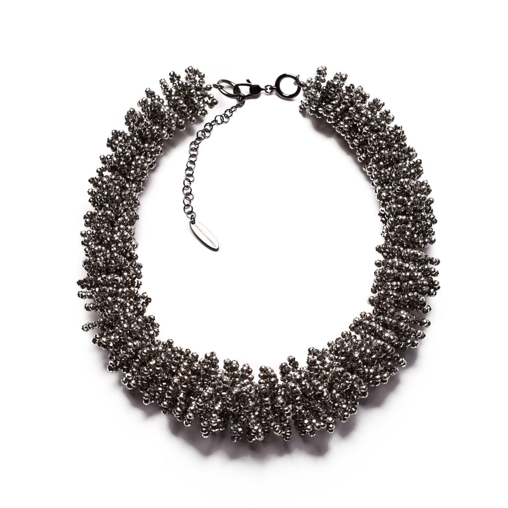 Silver Glass Necklace