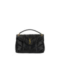 Women's Black Lamb Leather Shoulder Bag
