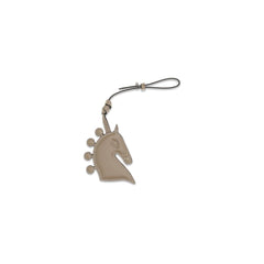 Women's Brown Calf Leather Bos Taurus Keychain Accessory